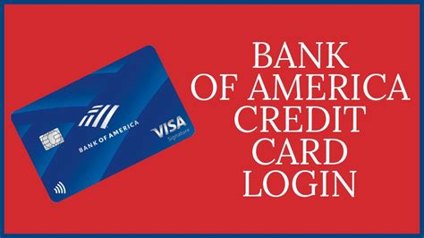 Bank Of America Credit Card Login